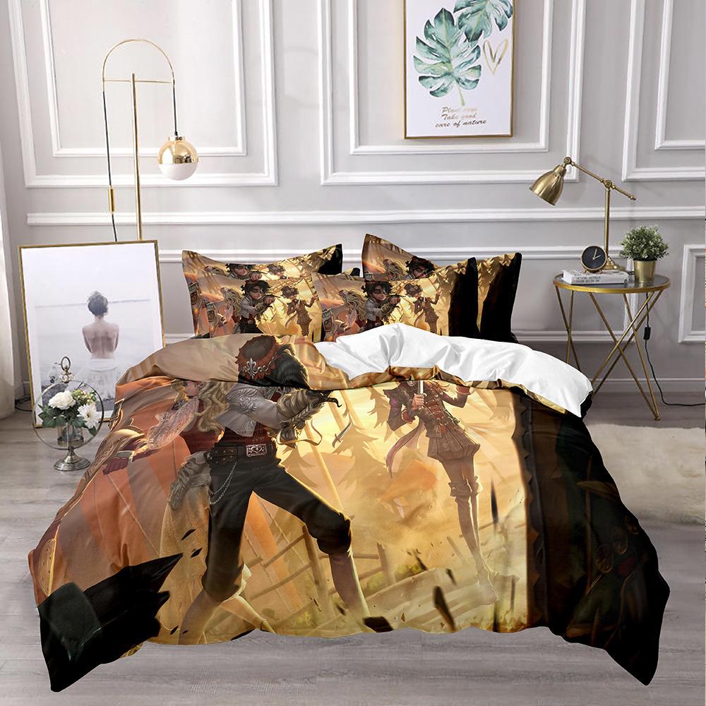Fifth Personality Quilt Cover Bedding 3D Digital Printing Three-Piece Set