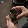 Household Japanese Stoneware Tea Cup Ancient Style 80ml Master Cup Retro Handmade Coffee Mug Matcha