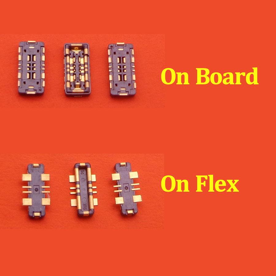 2PCS FPC Connector Battery On Motherboard Clip Holder For LG Stylo 4 Q710MS Q710CS LM-Q710AL/Stylo 5 Q720 Q720vsp/Stylo 6 Q730