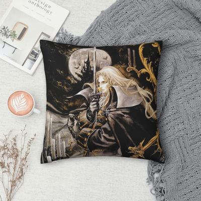 Hra Castlevania Čtvercový povlak na polštář Potah na polštář Povlak na polštář Potah na dekorační polštář pro domácí pohovku obývací pokoj