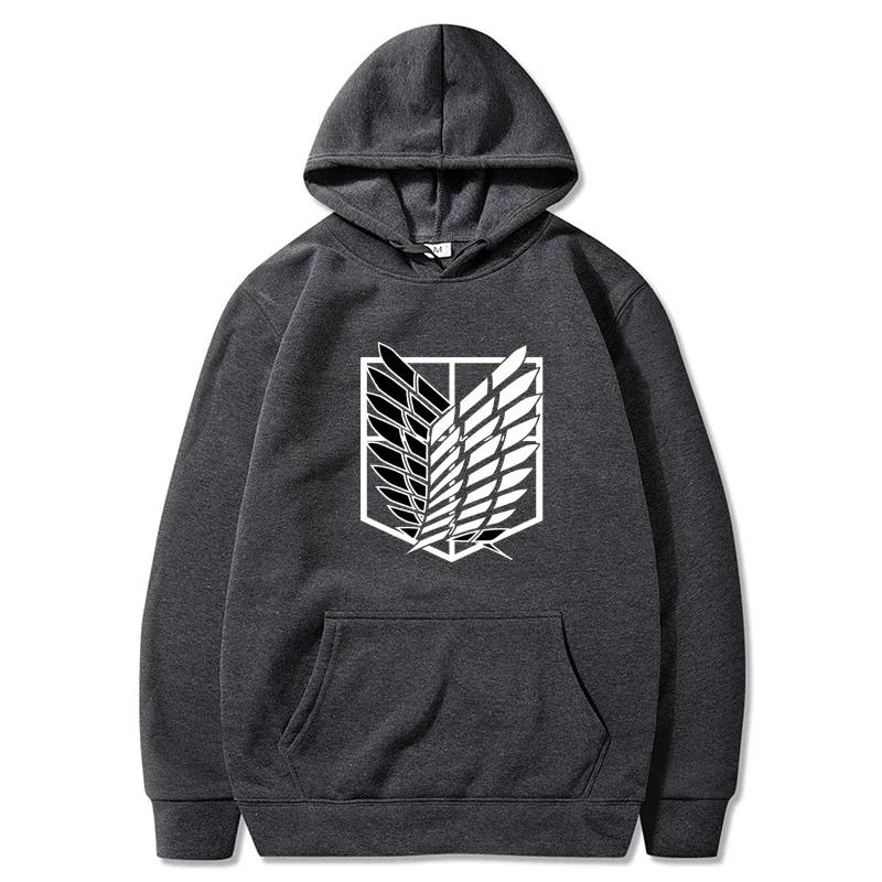 Women's Long Sleeves Japan Anime Attack on Titan Women Hoodies Autumn Winter Sweatshirts Hoodie Fashion Sweatshirts