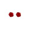 European and American new rose ring stud earrings combination ins cold wind design acrylic jewelry