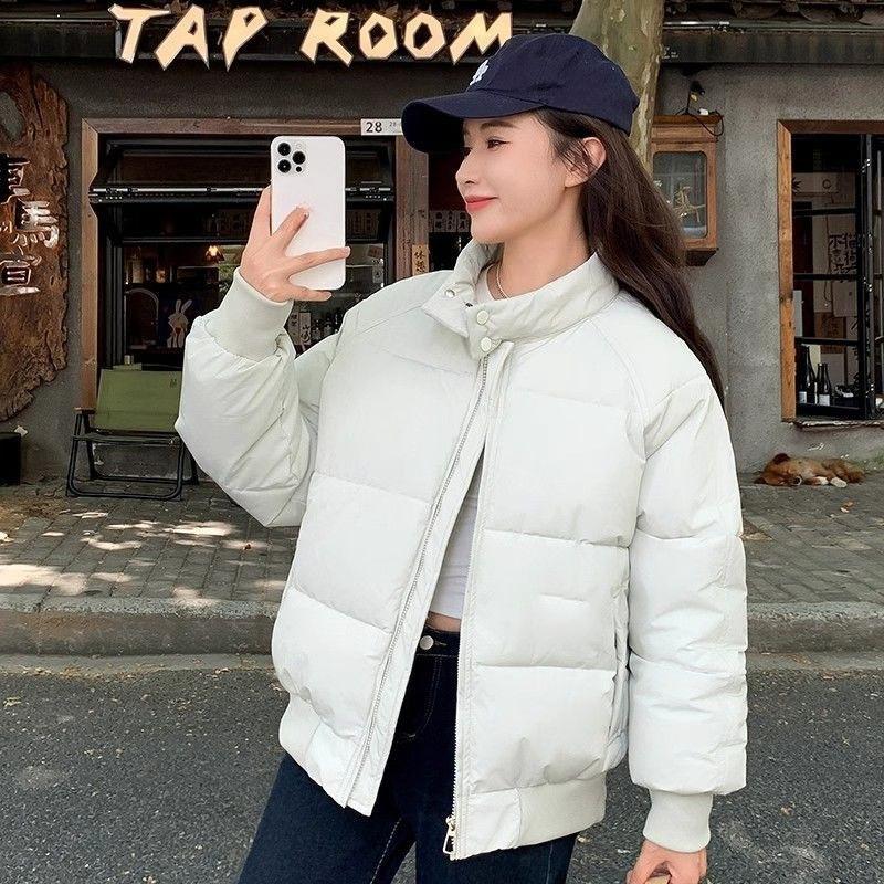Thickened Warm Down Cotton Coat for Women Winter New Korean Style Couple Students Loose Cotton Coat Jacket
