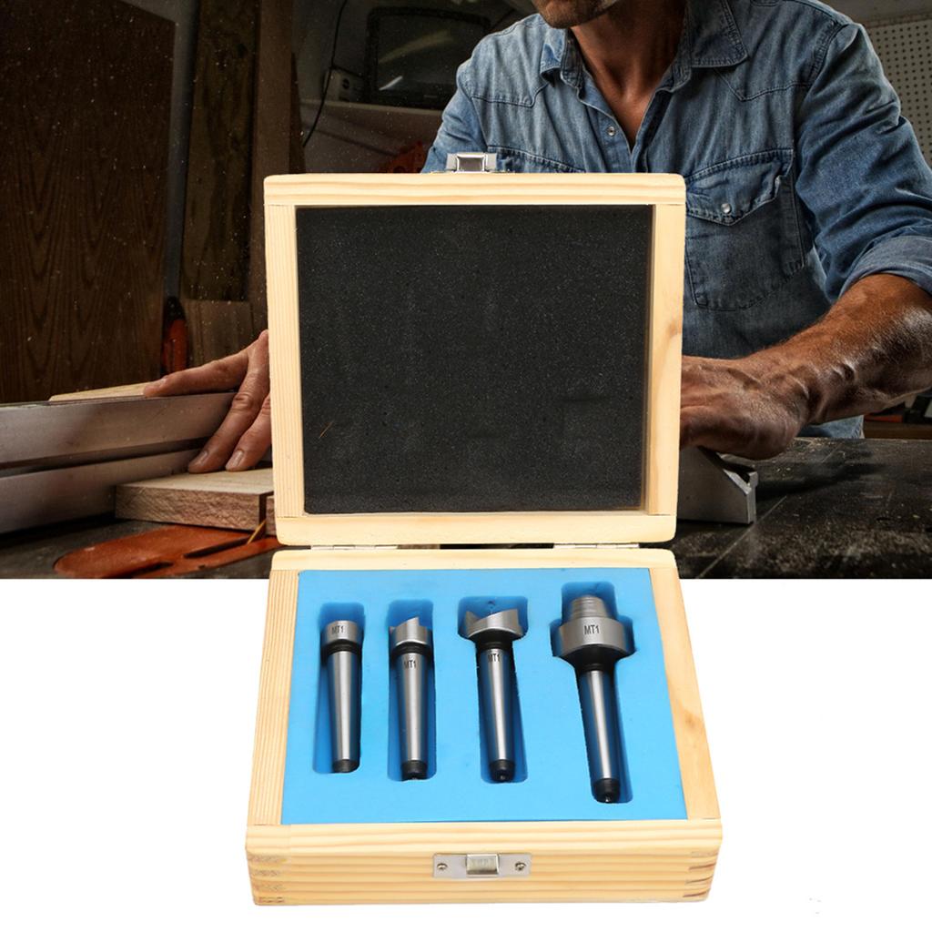 4 STÜCKE MT1 Drechselbank Drehsporn Cup Center Set Für Holzdrehwerkzeug