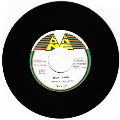 

7inch Record TEQUILA 22 Night Rider SM24 Don One 1996 US Reggae Ska Dub Used