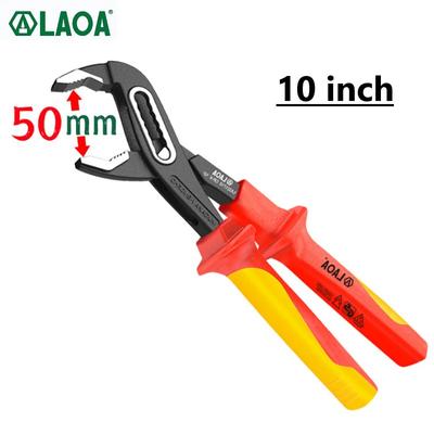 LAOA VDE Water Pump Wrench 10 Inch Isolated Pipe Wrench Water Pump Pliers CR-V Electrician Tool