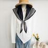 Women's Elegant Sun Protection Triangle Scarf Multiway Wrap Thin Silk Scarf Silk Like Twill Shawl