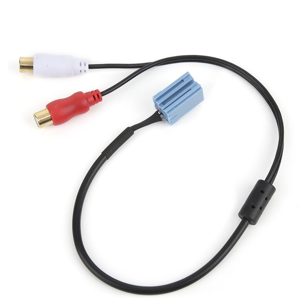8 Pin Mini ISO RCA Cable Adapter for BlaPunkt Compact Disc Changer Car Stereo Line