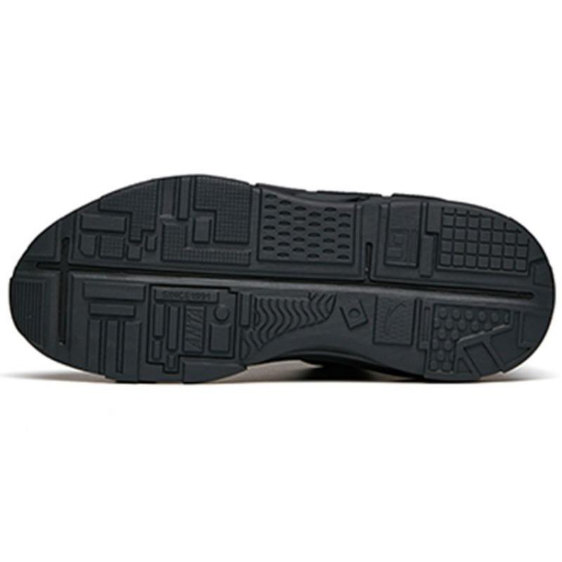 Anta At91 Fabric Synthetic Leather Shock Absorbing Non-Slip Wear-Resistant Low-Top Running Shoes Women Running Shoes Black 122148851-2