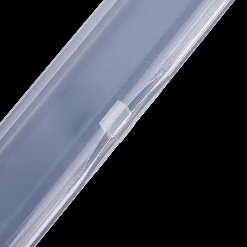 1Pcs Storage Box Accessory Transparent Disposable Nail File Organiser Storage Box Transparent Cotton Swab Organizer Storage