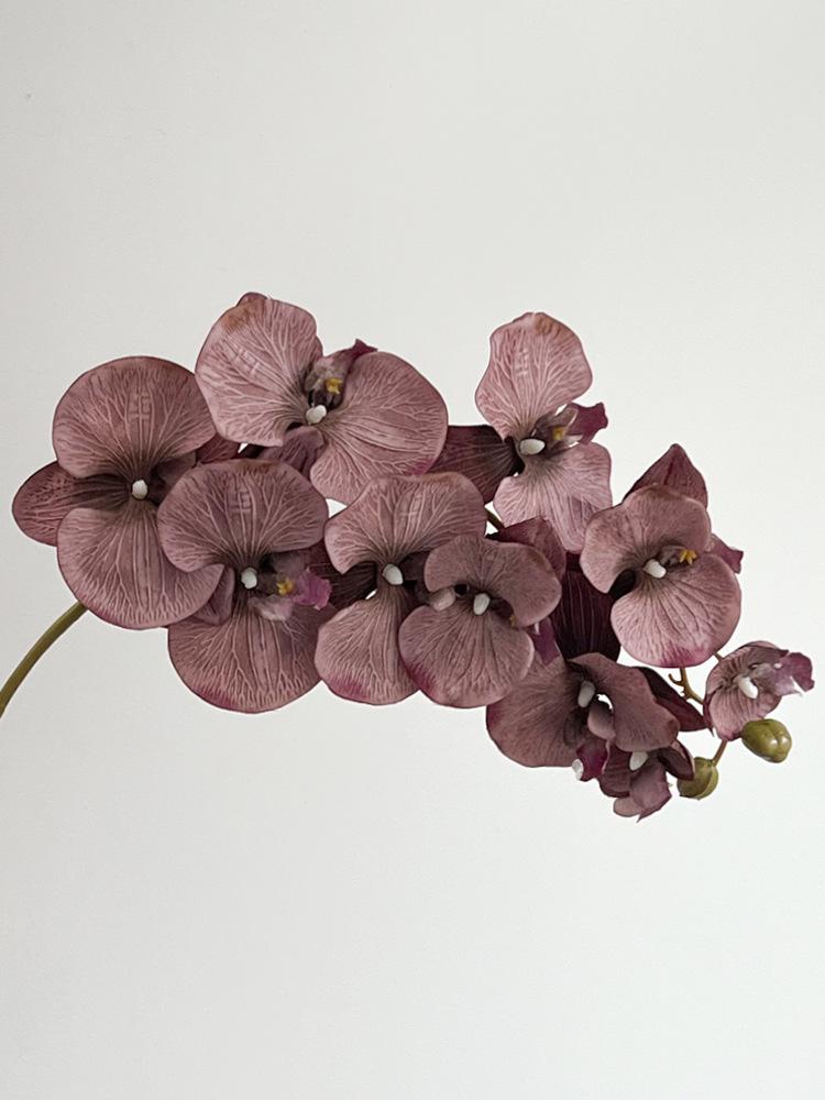 White Phalaenopsis Artificial Floral Arrangement - Realistic High-End Decorative Accent