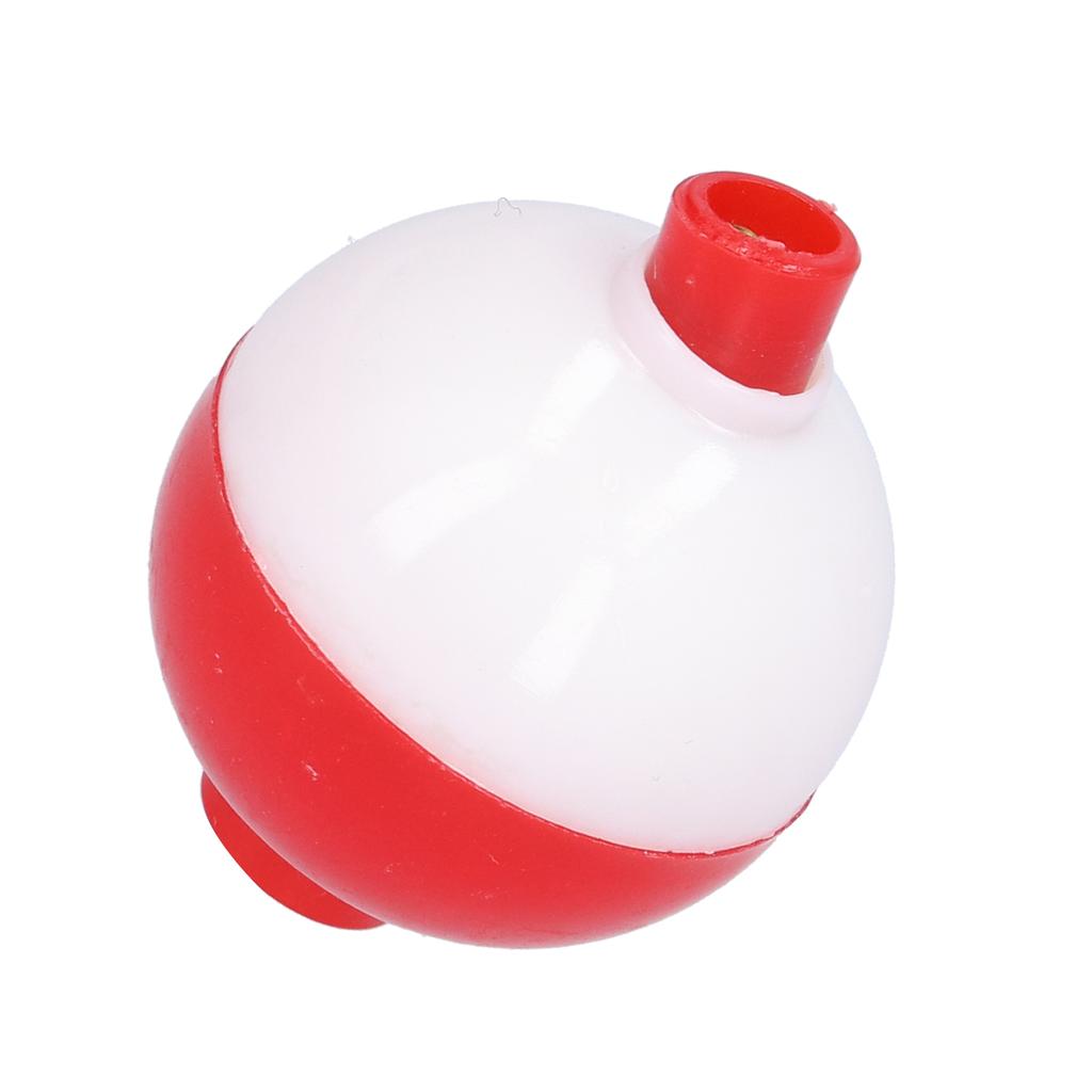Fishing Ball Shaped Floats ABS Round Buoy Bobbers Fishing Bait Accessories Red White45mm1.8in