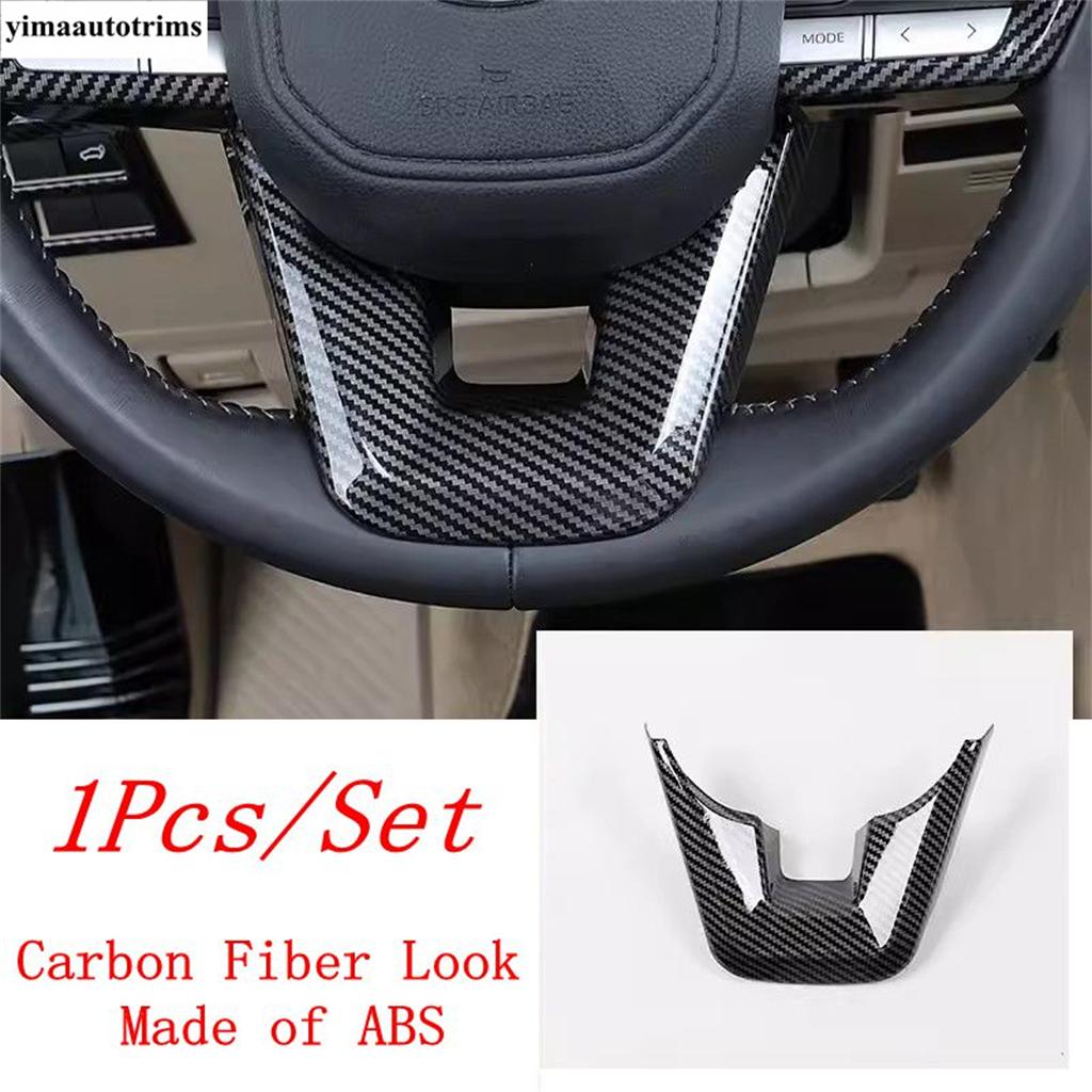ABS Car Steering Wheel Button Decorative Sequ Cover Trim Accessories Interior For Toyota Land Cruiser 300 LC300  - 2025