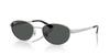 sunglasses 0RB3774D SILVER DARK GREY 55mm Asian Fit Ray-Ban (Silver/Dark Grey)