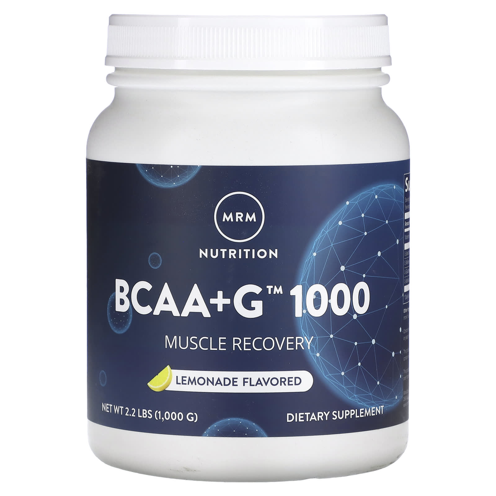 

Bcaa+G 1000, Lemonade, 1,000G (2.2Lbs)