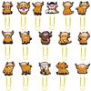 Cute Highland Cow PVC Bookmark - Creative DIY Stationery Page Marker and Paper Clip