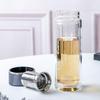 Thermos Double-Layer Glass Tea Infuser Bottle