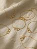 Stainless Steel Gold-Plated Cat Paw Heart Chain Bracelet - Cute & Versatile Fashion Accessory