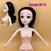 22-Zoll BJD Puppenkörper mit beweglichen Gelenken und individuellem Make-up - Prinzessinnen-Accessoires enthalten