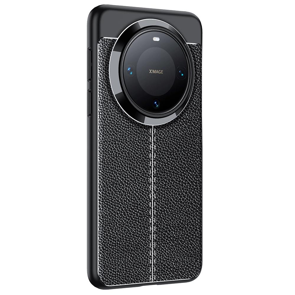 

Чехол для Huawei Mate 70 Pro+/70 Pro, Текстура личи, Гибкий ТПУ чехол для телефона, Черный A