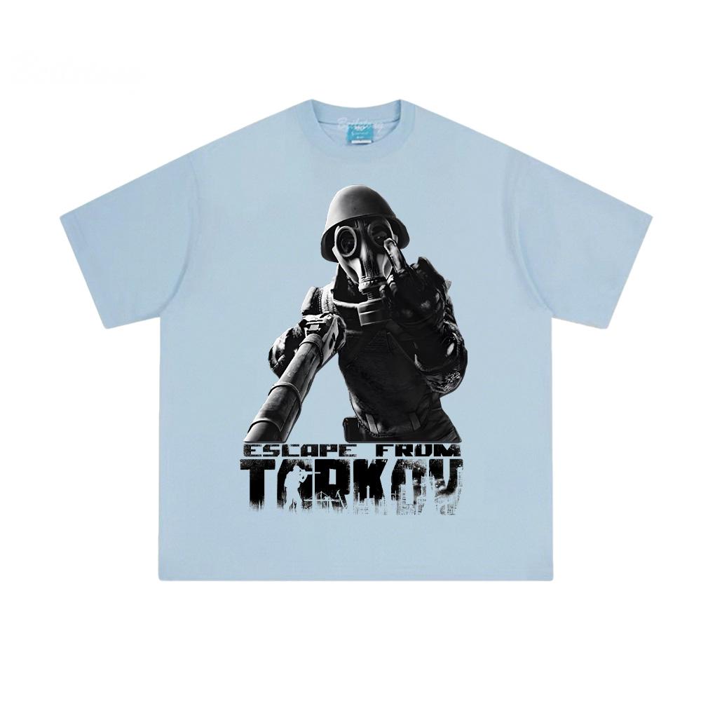 Escape From Tarkov GAME Tee Shooting Game Print T Shirt Comfortable 100% Cotton Clothing O-neck Comfortable Tops