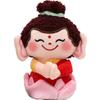 Lotus Little Buddha Plush Keychain With Short Plush Material For Lucky Bag Decor