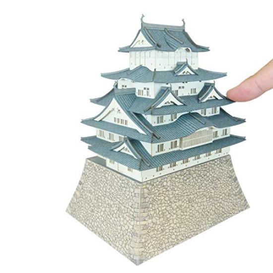 Sankei Miniature Art Kit Famous Castle Series National Treasure Himeji Castle Papercraft 1/300 MK04-07