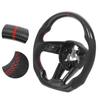 Carbon Fiber Steering Wheel Nappa Perforated Leather Replacement for A3 8V A4 A5 B9 2017‑2021
