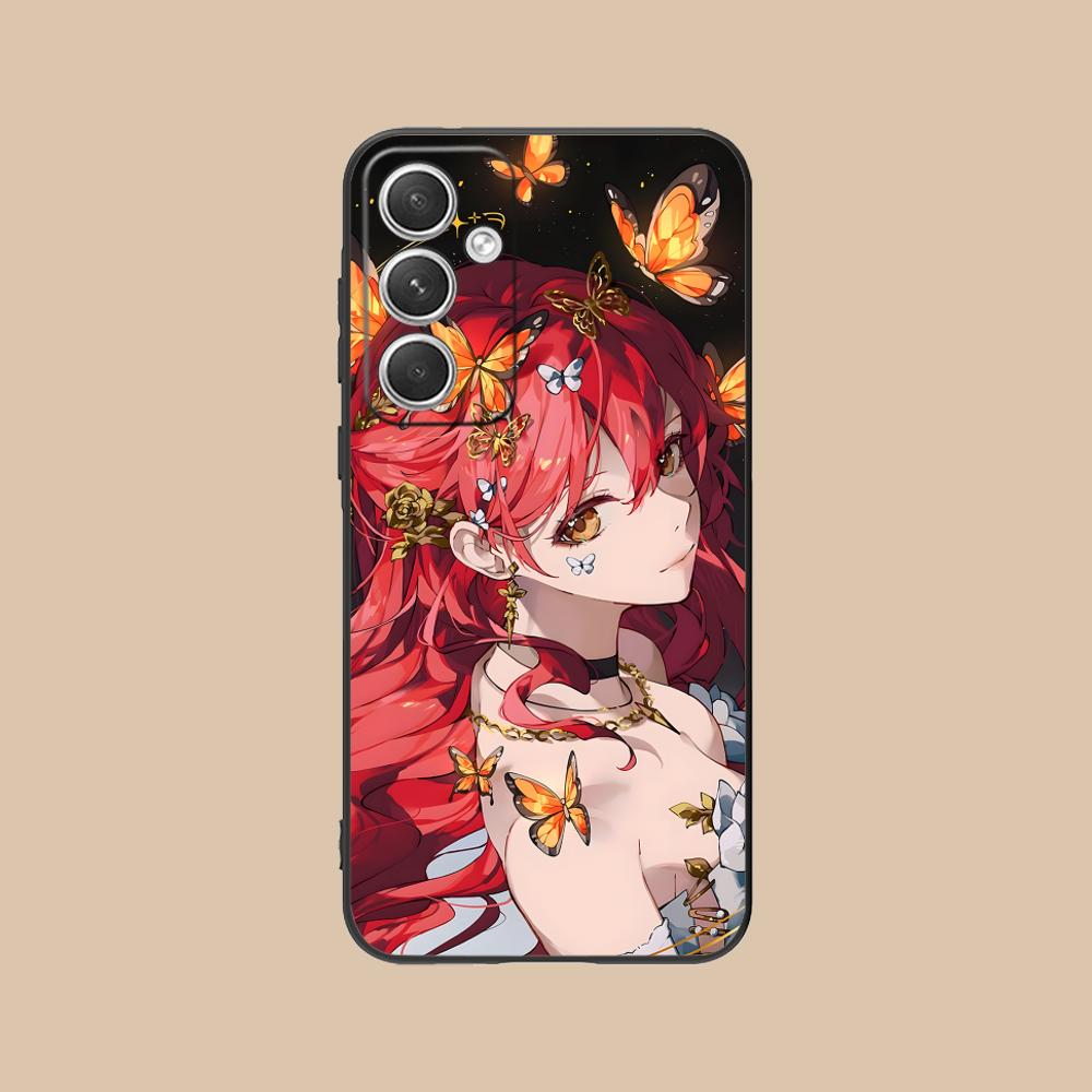HSR Himeko Matte TPU Mobile Phone Case for Samsung Galaxy S26 S25 S24 S23 S22 S21 S20 Note20 Plus FE Ultra Colorful Cover