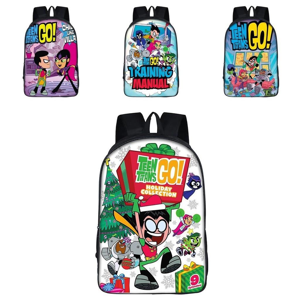 Teen Titans Go Kinder Zeichentrick Rucksack Mit Großer Kapazität Und Glattem Reißverschluss