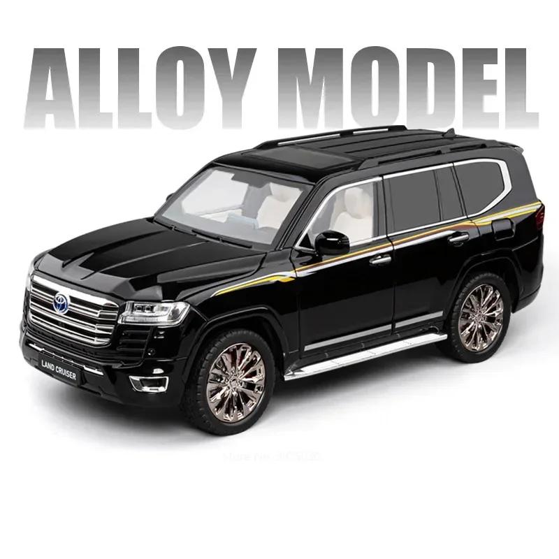 1:18 LAND ROVER Range Rover SV2022 Toys Cars Miniature Models Sound Light Land Cruiser LC300 Doors Opened Vehicle Children Gifts