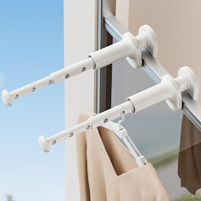 Window Frame Clothes Hanger Portable Hanging Drying Rack Indoor Window Drying Rack Home Hanging Rack Equipment for Clothes