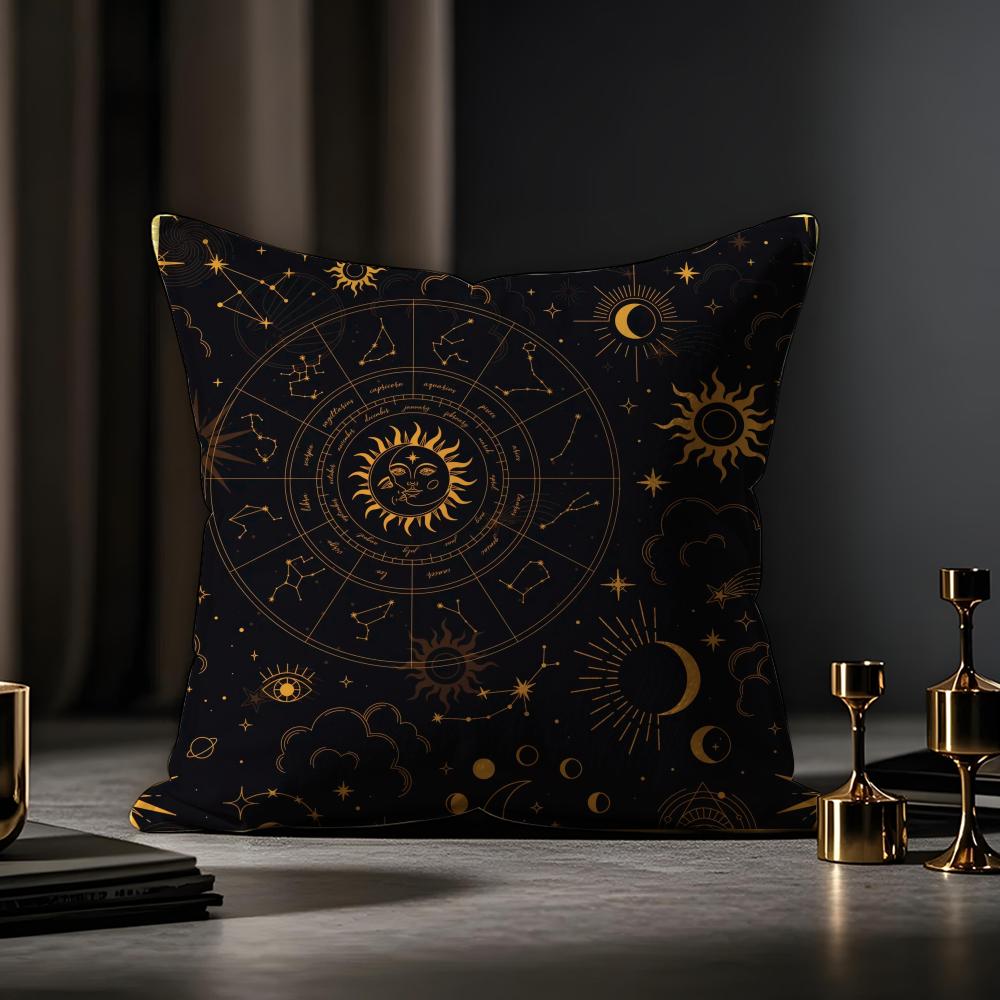 Eid Al-Fitr Cushion Cover Anti-dustmite Pillowcase Invisible Zipper Silky Short Plush Sofa Cushion Cover