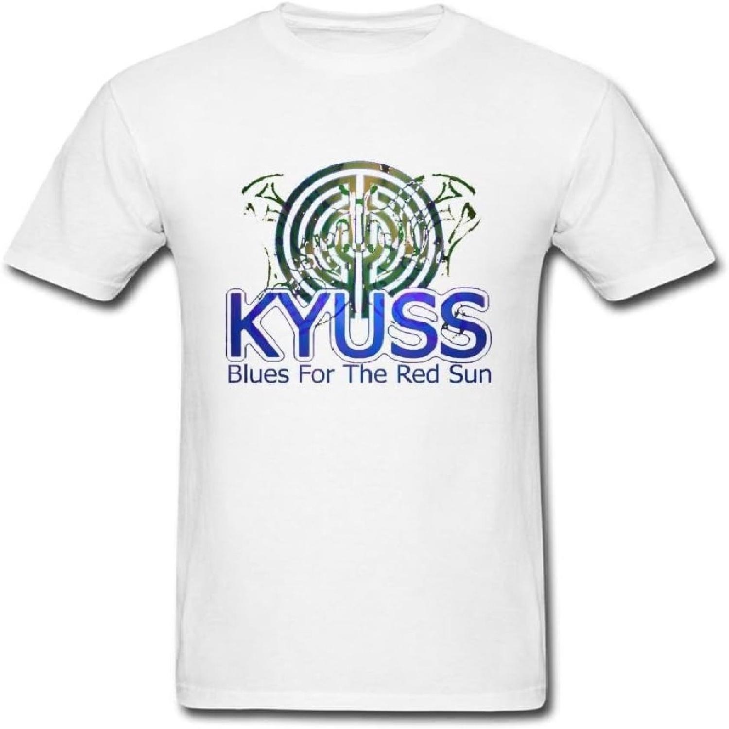 SUNRAIN Men s Kyuss Band Blues For The Red Sun T Shirt XXL S