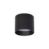 Spot Sufitowy Nowoczesny Czarny 7 Cm Okrągły Ø8.2Cm 1Xgx53 7W Kendal Light Prestige
