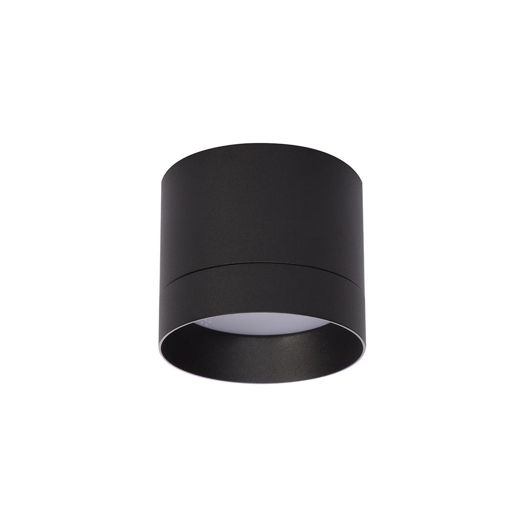 Spot Sufitowy Nowoczesny Czarny 7 Cm Okrągły Ø8.2Cm 1Xgx53 7W Kendal Light Prestige