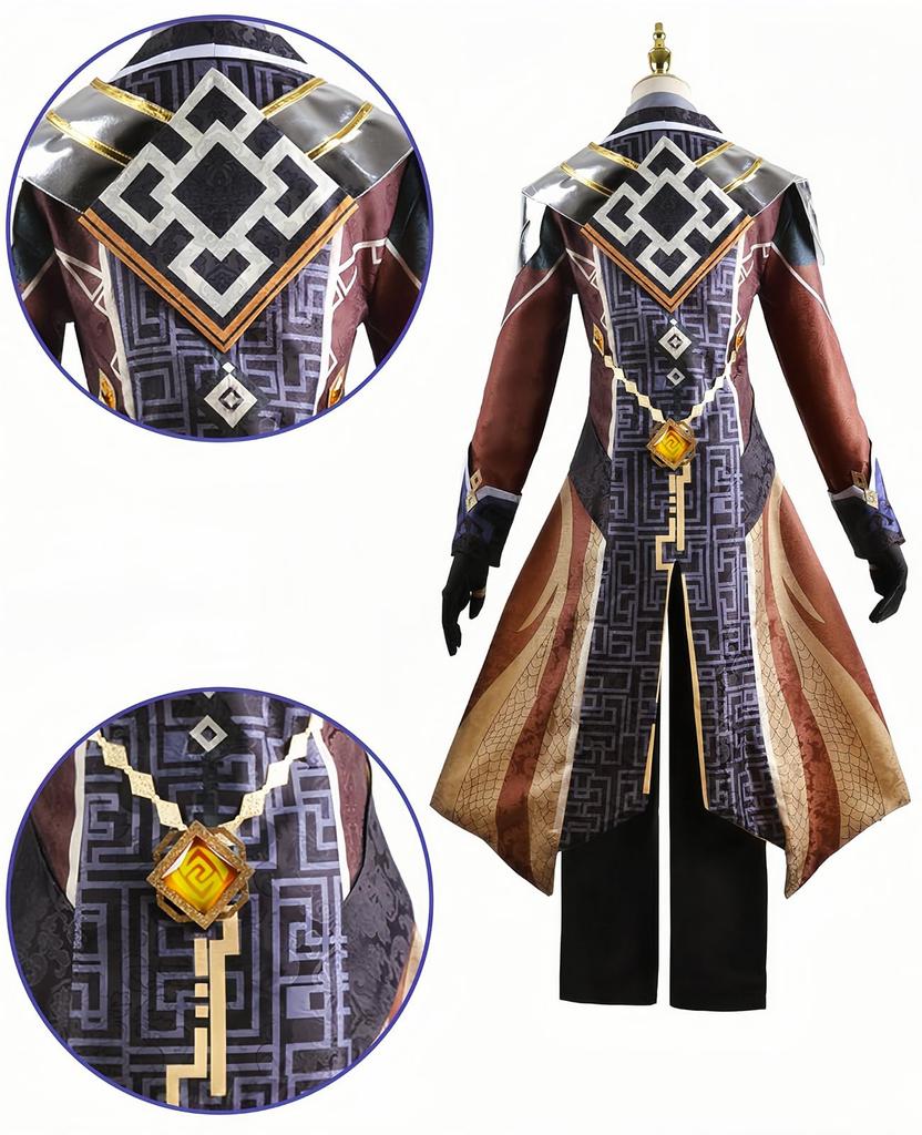 [NOKIJP] Genshin Impact Cosplay Zhongli Cosplay Costume (Zhongli, S)