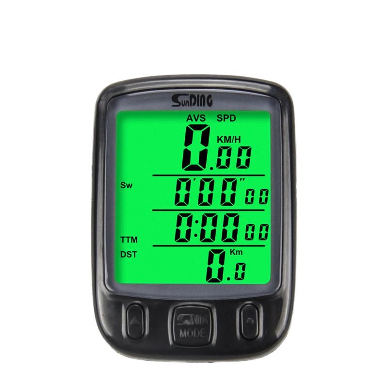 DELANHUWI Smart Digital Bicycle Computer 1.5 Inch Water-Proof Auto-Clear Speedometer Odometer Wired-Control Road Bike USB