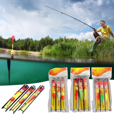 3 Set Plastic Fishing Float Line Sinker For Various Fishing Target Species Fishing Environments P1G6