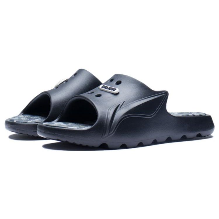 Li Ning Lnbb Slide Sandals Men Footwear Black ABTS003-4