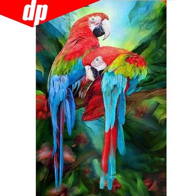 Papagei"Diamantstickerei 5D DIY Diamantmalerei Kreuzstich Bild aus Harz Vollrunde Diamanten