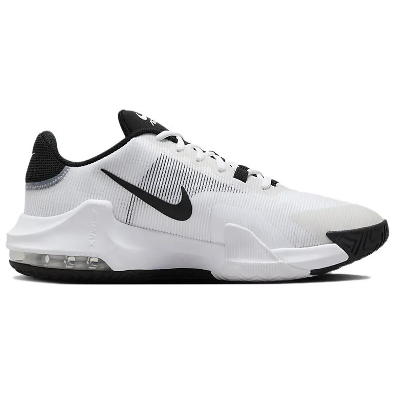 Nike Air Max Impact 4 Hvit Svart Herre Sneakers DM1124-103