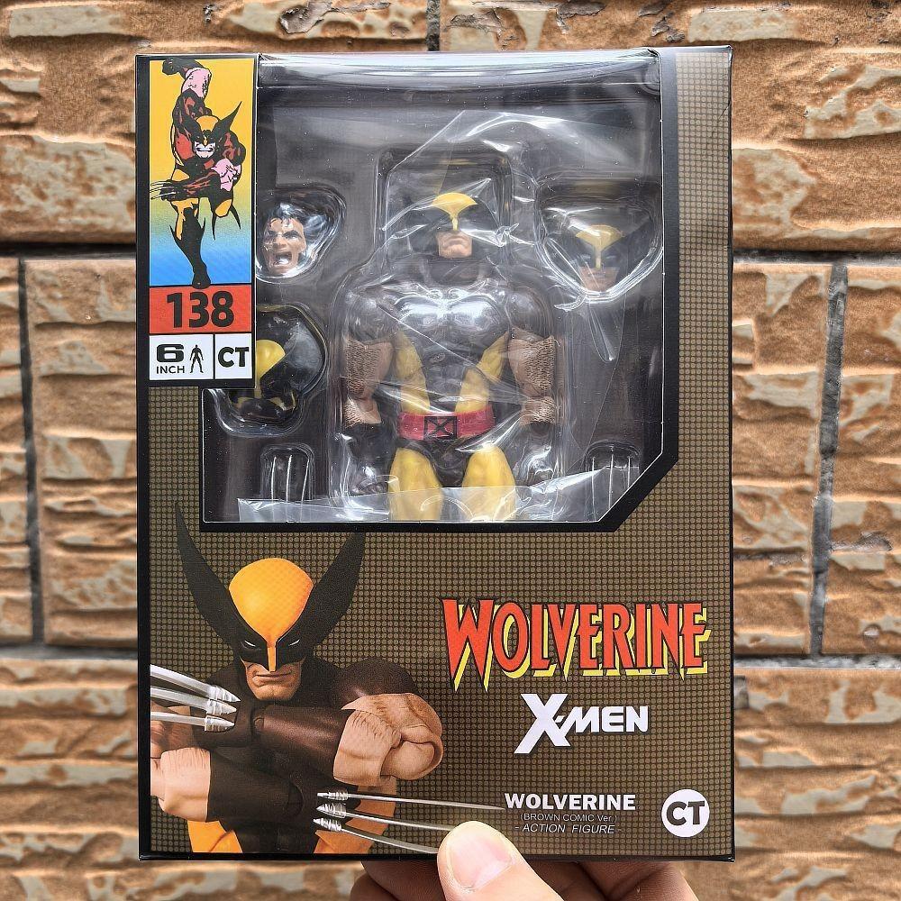 Xmen Mafex Wolverine Pvc Action Figure With Articulated Joints For Collectors