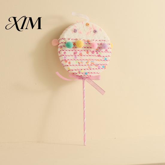 Seasonal Party Table Decorations Christmas Foam Ornament, Large Candy Cane Lollipop Gingerbread Gift Box Kids Safe Holiday Tree Hanging Decoration