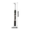 Fishing Rod And Reel Set Telescoping Fishing Pole With Reel Lightweight Carbon Fiber Angling Gear With Ergonomic Handle For
