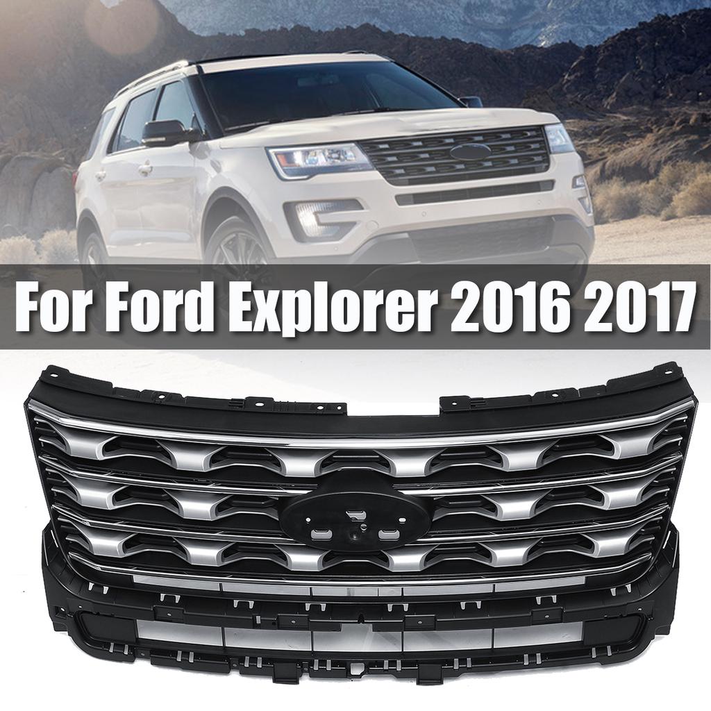 Abs Plastic Silver Black Front Grille For Ford Explorer 16 17 Sport Style Buy At A Low Prices On Joom E Commerce Platform