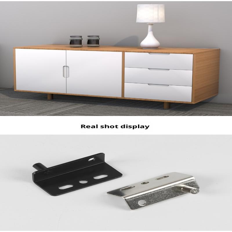 1 Set Easy Installation With No Drilling Needed Stainless Steel Glass Door Hinges Suitable For 5~6Mm Glass Pack Of 2