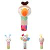Bbsky Cute Animal Dog Rabbit Rattle Stick Baby Plush Hand Shake Bell Toy Newborn 0-1 Year