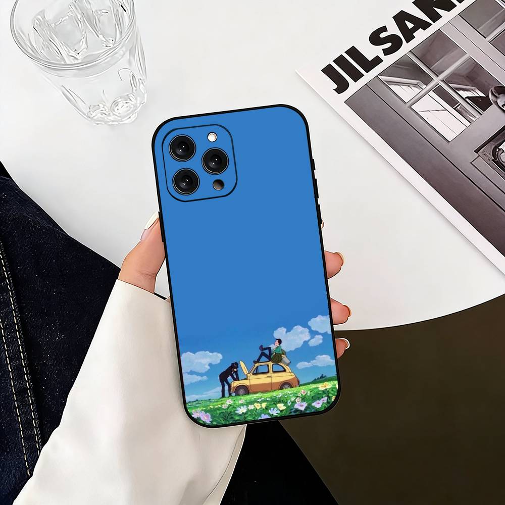 Lupin the Third Daisuke Jigen  Phone Case For iPhone 17, 16,15,14,13,12,11 Plus,Pro Max, Others Soft Black Cover