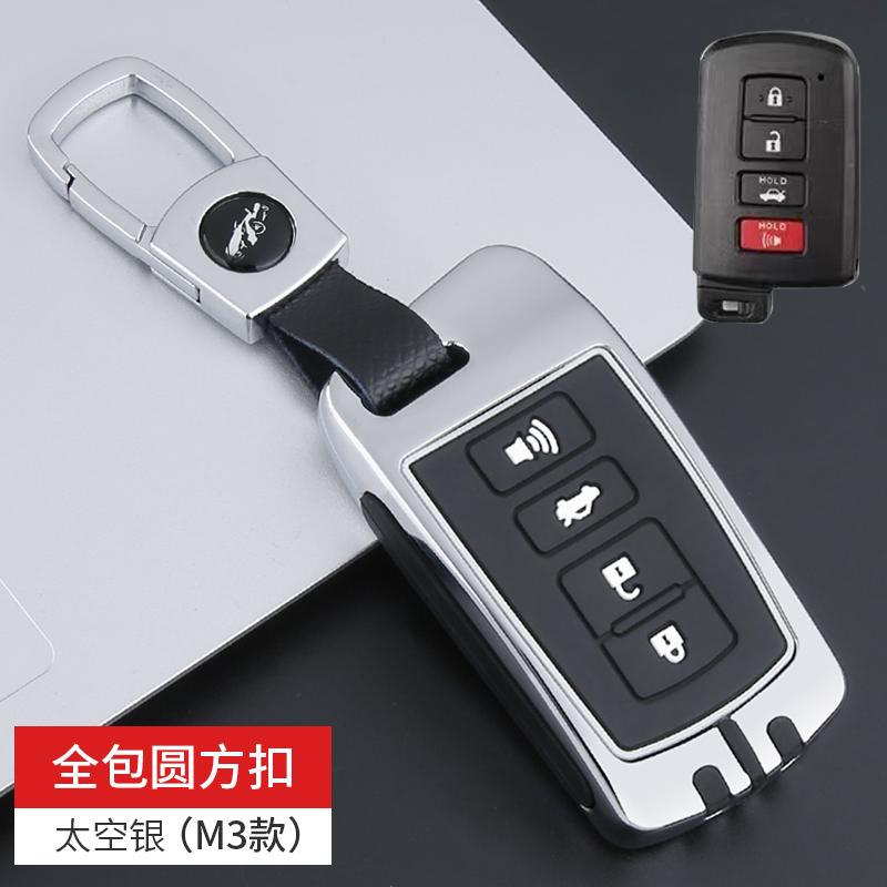 Autoschlüsselhülle für Toyota Aqua RAV4 Land Cruiser Camry Prado Corolla Prius Abdeckung Schlüsseloser Fernbedienungsschlüssel 2 3 4 Tasten 2013 2014